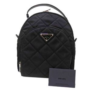 PRADA Quilted Backpack Daypack Nero Black